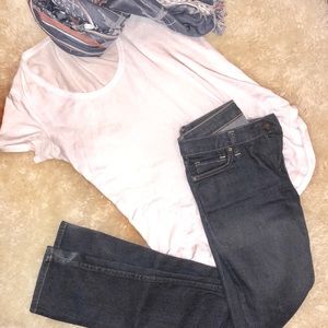 DESIGNER JEANS ALL SAINTS Kenta mid rise skinny 26